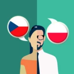 czech-polish translator android application logo